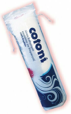 Cotoni 100% Hydrophilic Cotton Pads for Makeup Removal 70pcs