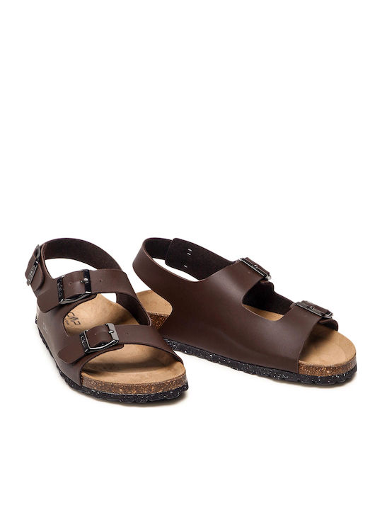 Keidha Sandale casual damă în Culoare Maro
