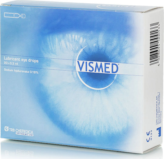 TRB Chemedica Vismed Dry Eye Drops with Hyaluronic Acid 20x0.3ml