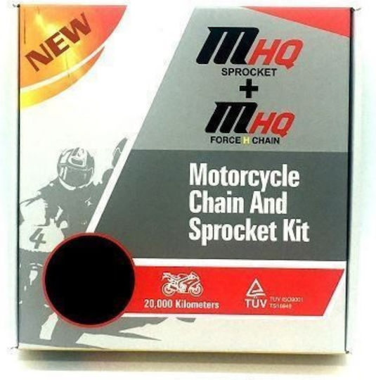 MHQ Kette & Ritzel-Kit (14-35-428H) für Honda Innova 125 104L