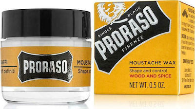 Proraso Wood & Spice Wax for Mustache 15gr 15ml