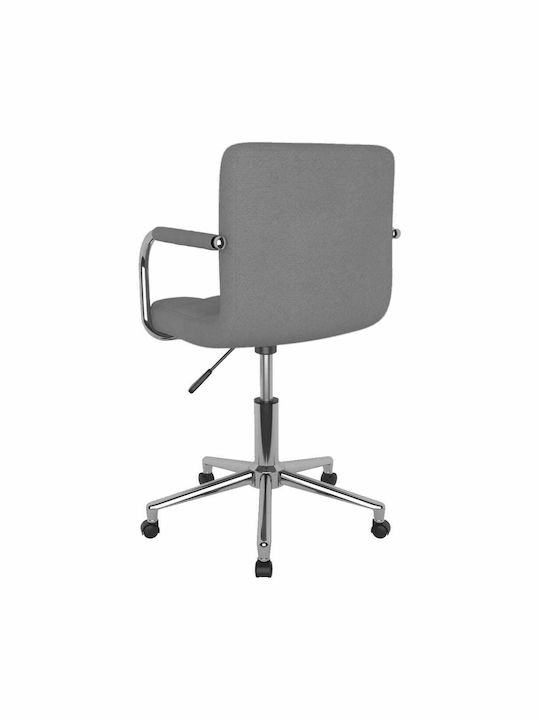 vidaXL Office Chair with Arms Open Grey