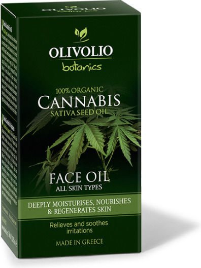Olivolio Botanics Βιολογικό Λάδι Προσώπου για Ενυδάτωση & Θρέψη με Έλαιο Κάνναβης 30ml