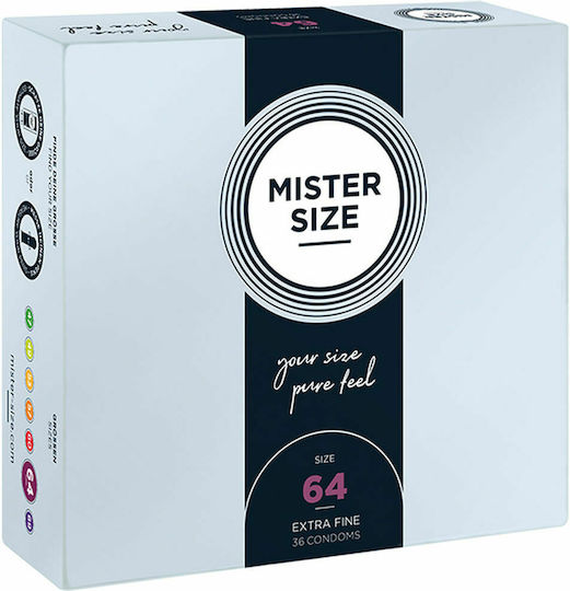 Mister Size Extra Fine Size 64mm Thin Big Size Condoms 1pc