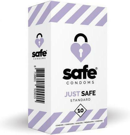 Safe Condoms Condoms Just Safe Standard 10pcs 56mm