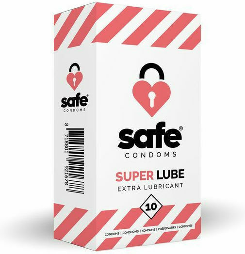 Safe Condoms Safe Condoms Super Lube 10 pcs 56 mm