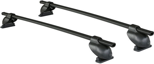 Cam Cam Autodachträger Metallisch Logico 110cm für Seat Arosa 3D mit Dachträgerfüßen Schwarze