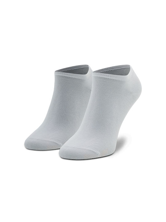 Tommy Hilfiger Women's Solid Color Socks Light Blue / White 2Pack