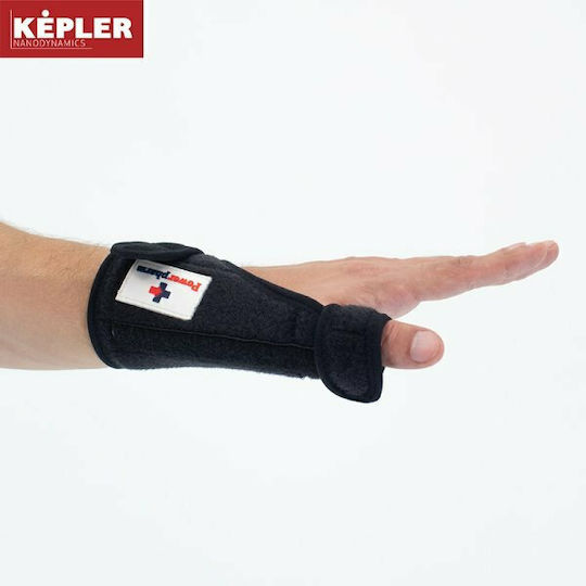Powerpharm Kepler Handgelenk-Schiene Schiene Handgelenk mit Daumen in Schwarz Farbe