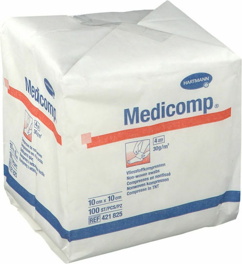 Hartmann Medicomp Μη Αποστειρωμένες Γάζες 10x10cm 50τμχ