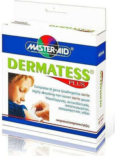 Master Aid Sterile Gauze Pads 18x40cm Dermatess Plus 12pcs
