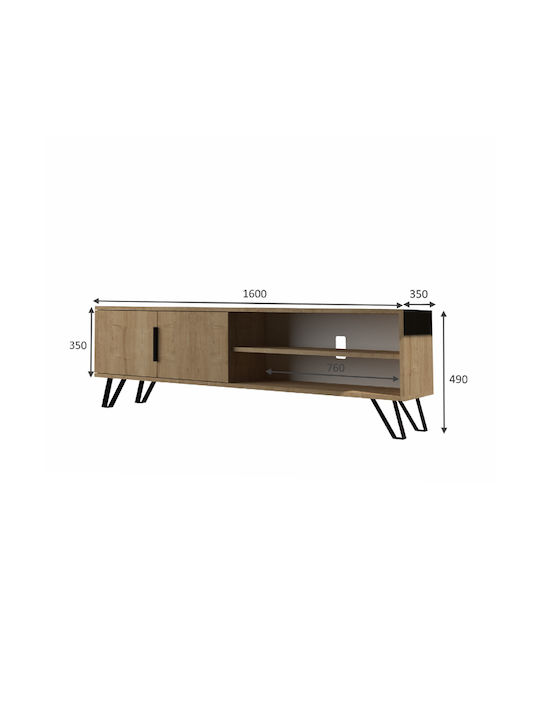 TV Stand Foot Sonoma L160xD35xH49cm