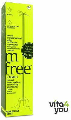 M Free Εντομοαπωθητική Κρέμα σε Σωληνάριο με SPF6 Κατάλληλη για Παιδιά 60ml