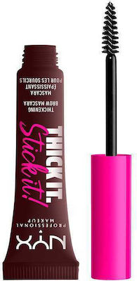 Nyx Professional Makeup Thick It Stick It Спирала за мигли за вежди в кафяв цвят