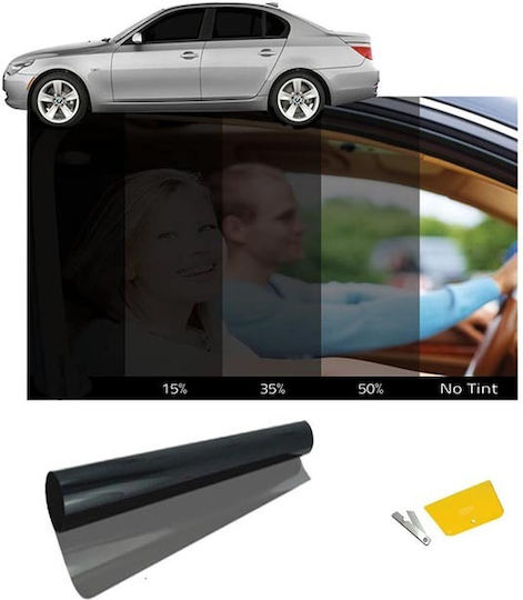 Auto Gs Auto-Sonnenschutzfolie 75 Mattes Dunkelschwarz 300x75cm