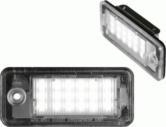License Plate Lights Led for Audi A3 / A4 / A6 / Q7 2pcs
