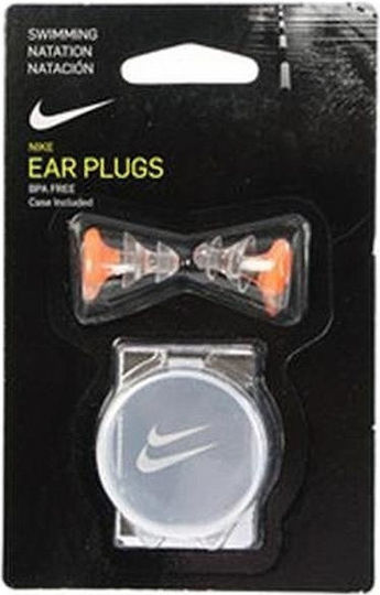 Nike Silicone Earplugs for Swimming in Orange Colour NESS9175-618 2 Pieces