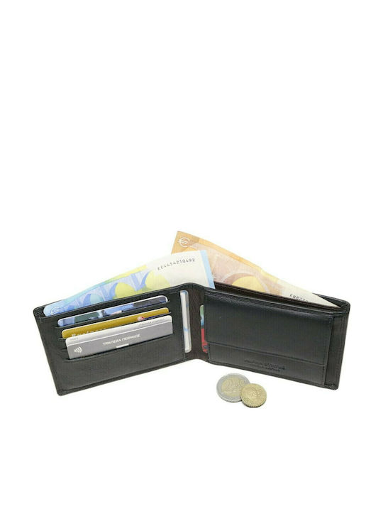 Δερμάτινο Ανδρικό Πορτοφόλι με RFID Καφέ