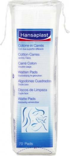 Hansaplast 100% Cotton Pads for Makeup Removal 70pcs
