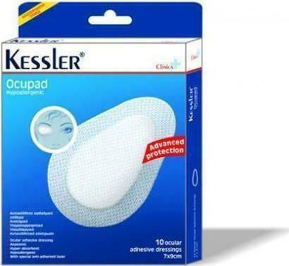 Kessler Ocupad Eye Patches White 9x7cm 10pcs