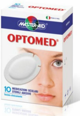 Master Aid Optomed Super Eye Patches for Kids in White Colour 96x66mm 10 Pieces