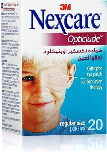 Nexcare Nexcare Opticlude Eye Patches Regular Size for Kids in Beige Colour 20 Pieces