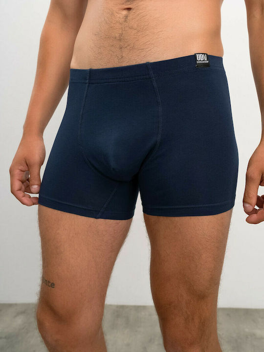 Ανδρικά Μποξεράκια Μπλε με Σχέδια 2Pack