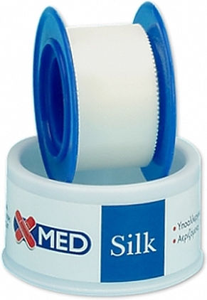X-Med Silk Μεταξωτή Επιδεσμική Ταινία 1.25cm x 5m