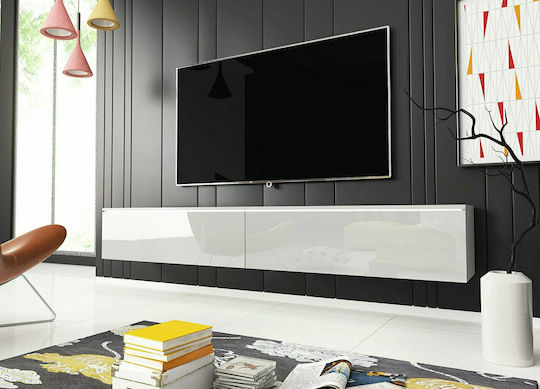 Dalia Plus Επιδαπέδιο Λευκό 180x33x30εκ.