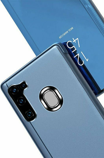 Hurtel Clear View Book Plastic Albastru (Galaxy A21s)