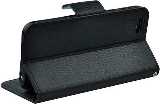 Fancy Wallet Δερματίνης Μαύρο (Poco M4 Pro 5G / Redmi Note 11s 5G)