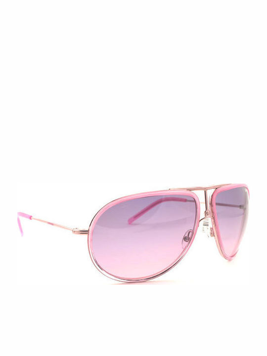 Carrera Men's Sunglasses with Pink Frame and Grey Gradient Lens 15 XDY/FF