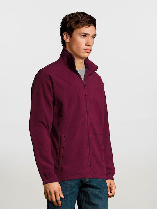 Sol's North Men's Long Sleeve Promotional Blouse Burgundy