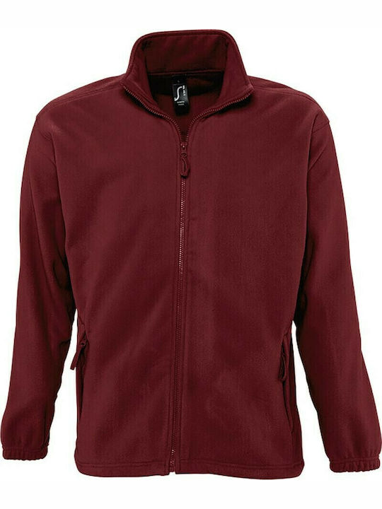 Sol's North Men's Long Sleeve Promotional Blouse Burgundy