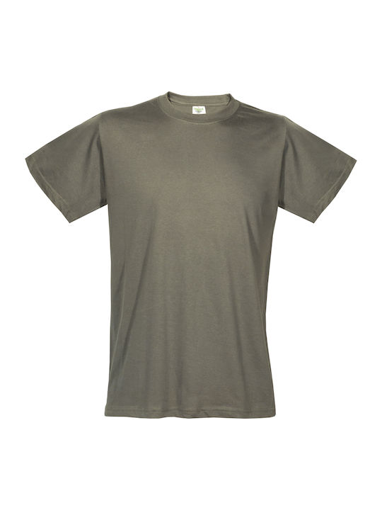 Keya Men's Short Sleeve Promotional T-Shirt Khaki