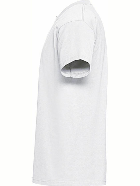 Fruit of the Loom Ringspun Premium T Men's Short Sleeve Promotional T-Shirt White