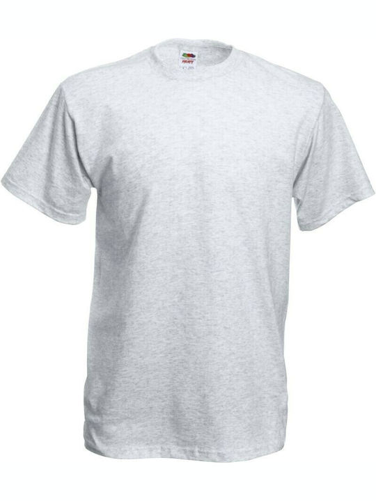 Fruit of the Loom Heavy T Men's Short Sleeve Promotional T-Shirt Heather grey