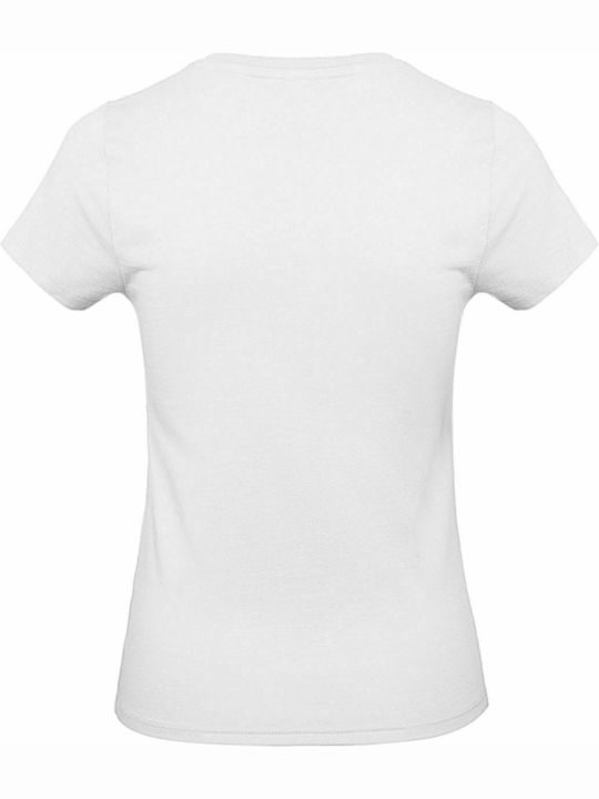 B&C E190 Women's Short Sleeve Promotional T-Shirt Ash