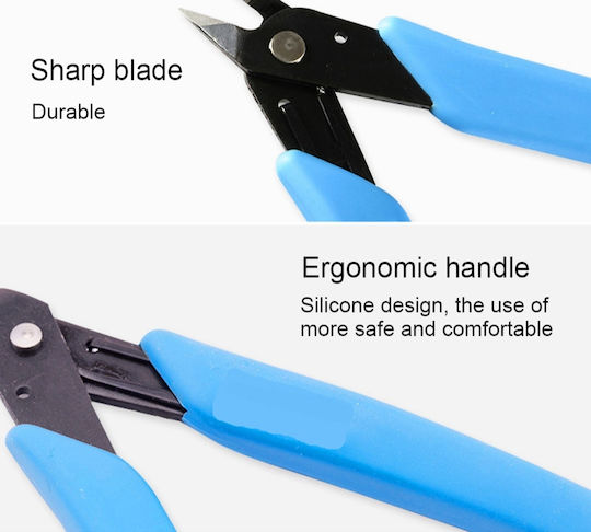 Nagelzange-Schneider für Platzierung Werkzeuge für die Dekoration für Nägel in Blau Farbe