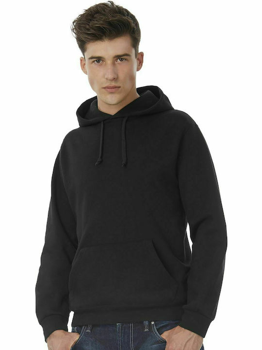 B&C ID.003 Men's Long Sleeve Promotional Sweatshirt Black