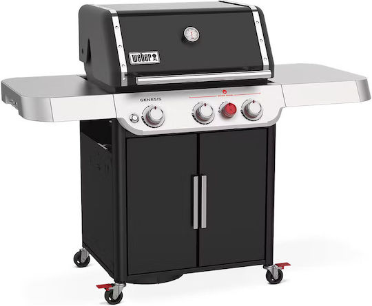 Weber Genesis E-325s Ψησταριά Υγραερίου Μαντεμένιας Σχάρας 60x45εκ. με 3 Εστίες 11.43kW