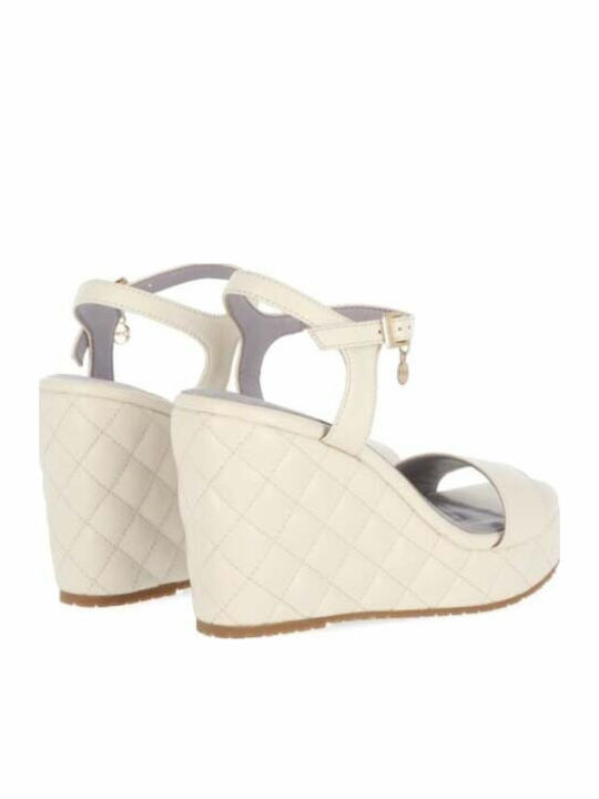 Sandal Josh Damenplattformen Off White