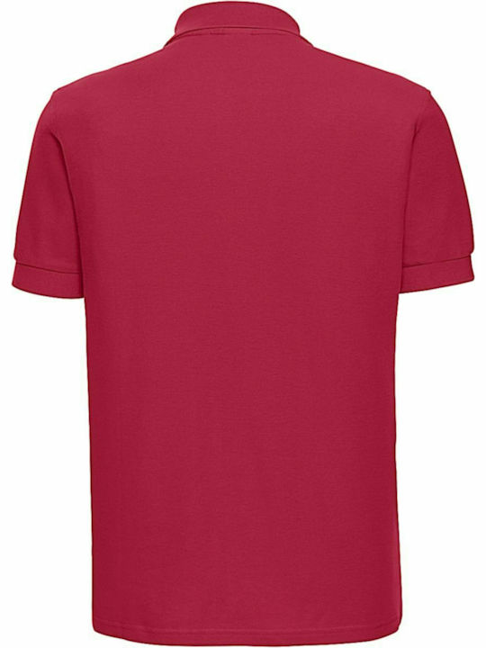 Russell Europe Men's Short Sleeve Promotional Blouse Red