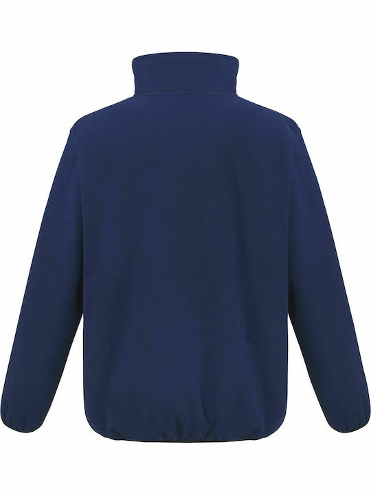 Result Microfleece Heavy Duty Ανδρική Διαφημιστική Ζακέτα σε Navy Μπλε Χρώμα