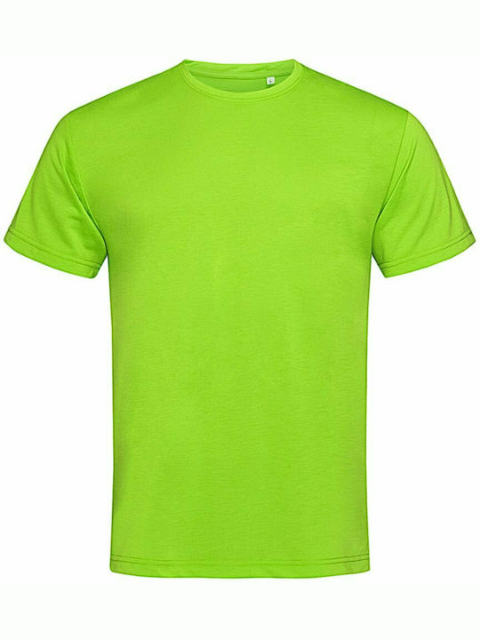 Stedman Cotton Touch Men's Short Sleeve Promotional T-Shirt Kiwi Green ST8600-KIW