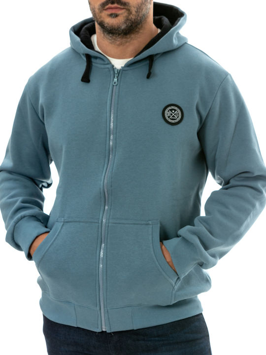 RS- Sweatshirt für Herren mit Kapuze Hellblau