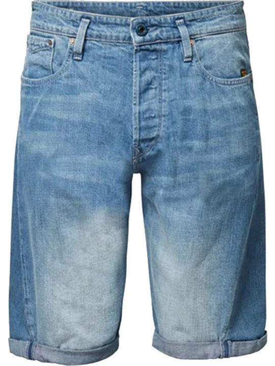 Scutar 3D Men's Shorts Jeans Blue Denim