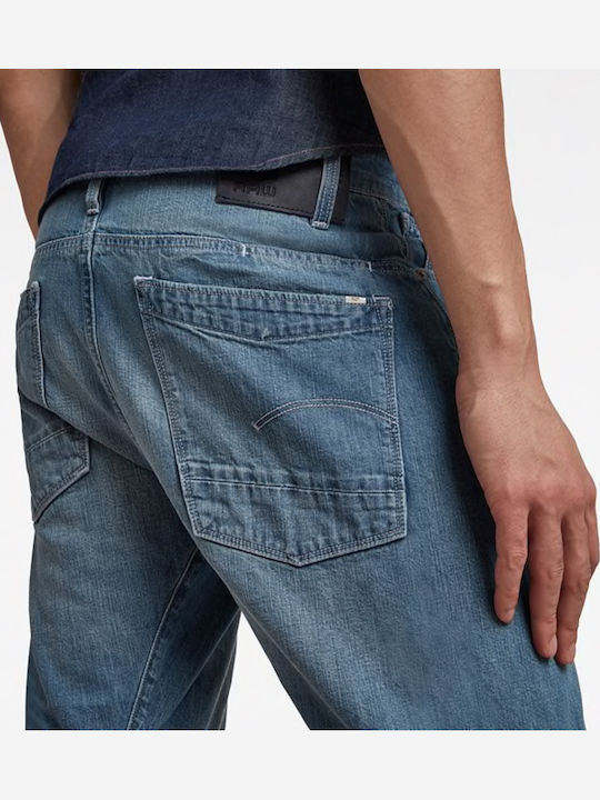Scutar 3D Men's Shorts Jeans Blue Denim