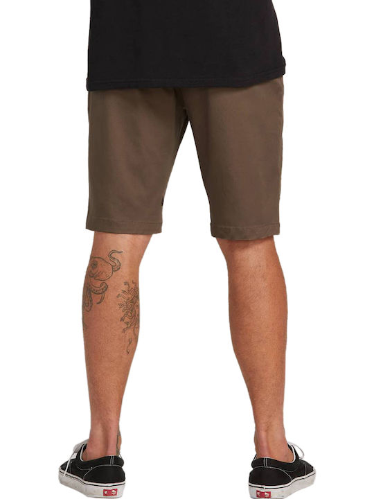 Volcom Frickin Modern Stretch Bermudă de Bărbați Chino Maro