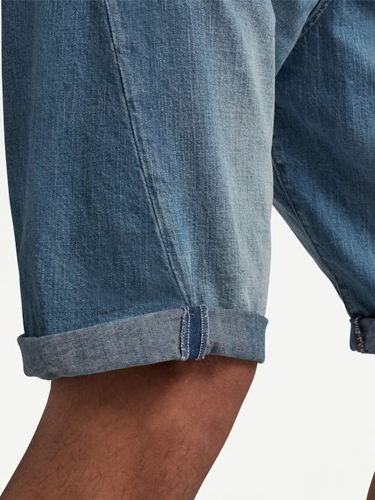 Scutar 3D Men's Shorts Jeans Blue Denim